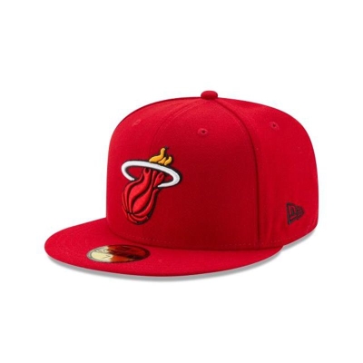 Sapca New Era Miami Heat NBA Team Color 59FIFTY Fitted - Rosii